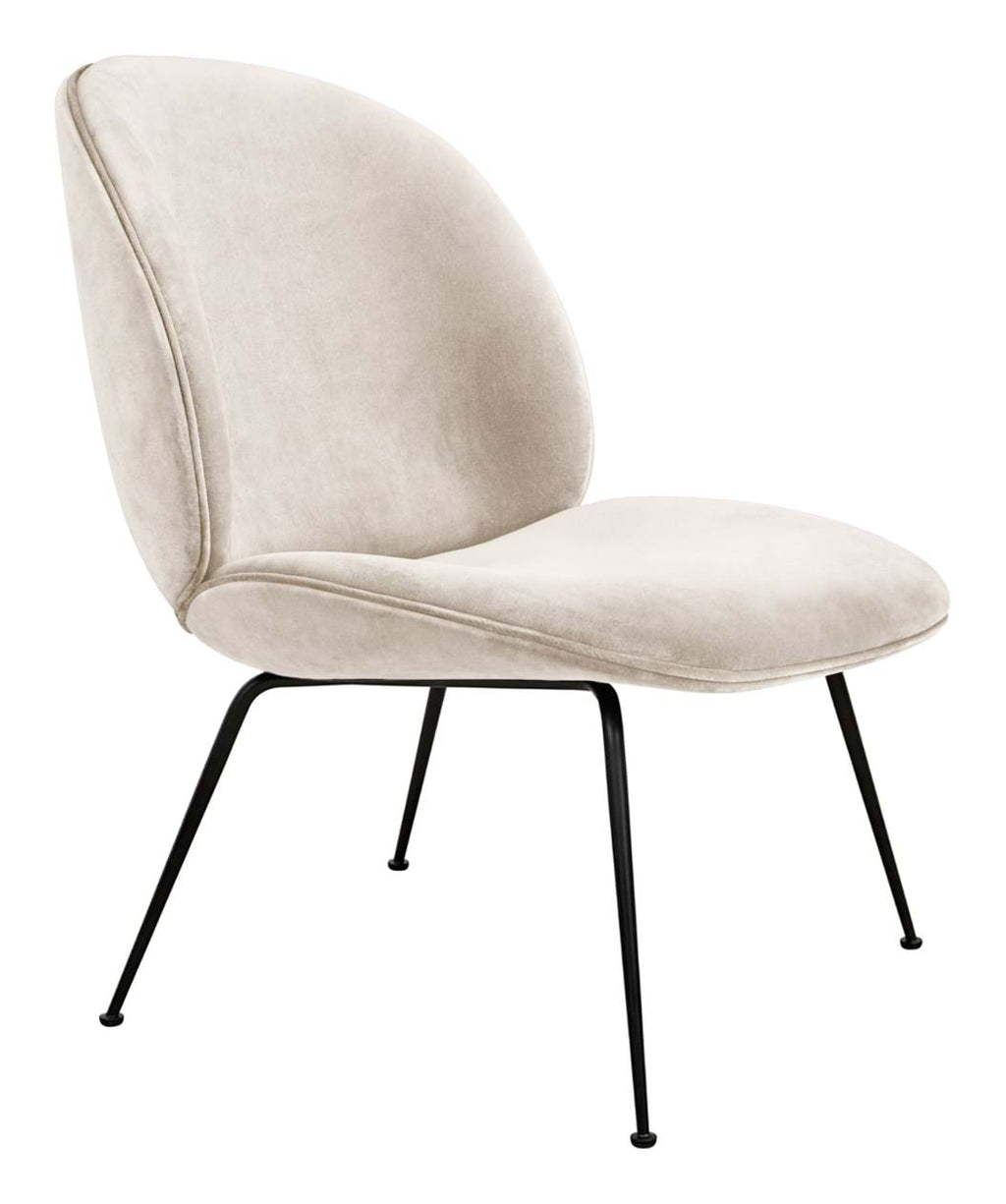 Beetle Lounge Chair Conic Base Black Matt från Vålamagasinet Fåtöljer, Gubi, Image-1