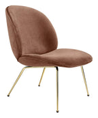 Beetle Lounge Chair Conic Base Brass Semi Matt från Vålamagasinet Fåtöljer, Gubi, Image-1
