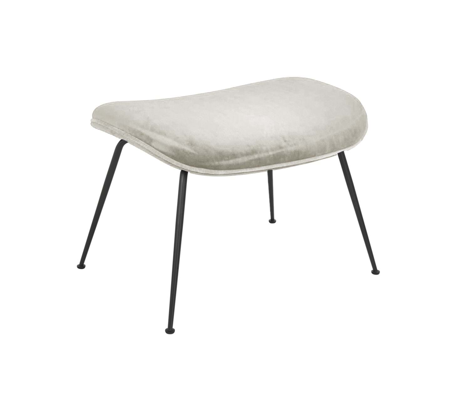 Beetle Ottoman Conic Base Black Matt från Vålamagasinet Fotpallar, Gubi, Image-1