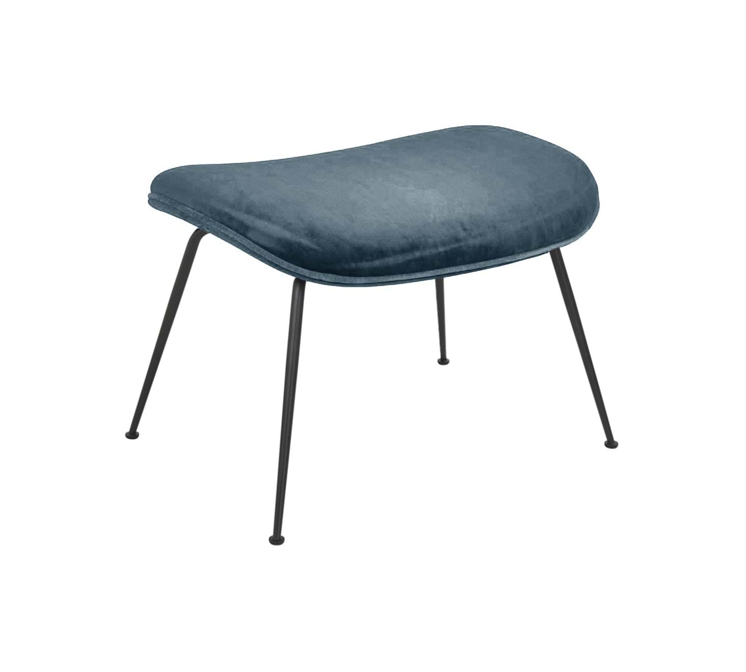 Beetle Ottoman Conic Base Black Matt från Vålamagasinet Fotpallar, Gubi, Image-1