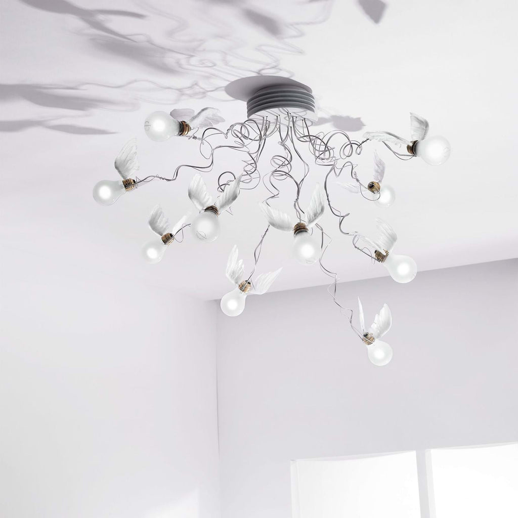 Birdies Nest Ceiling Lamp från Vålamagasinet Taklampor, Ingo Maurer, Image-2