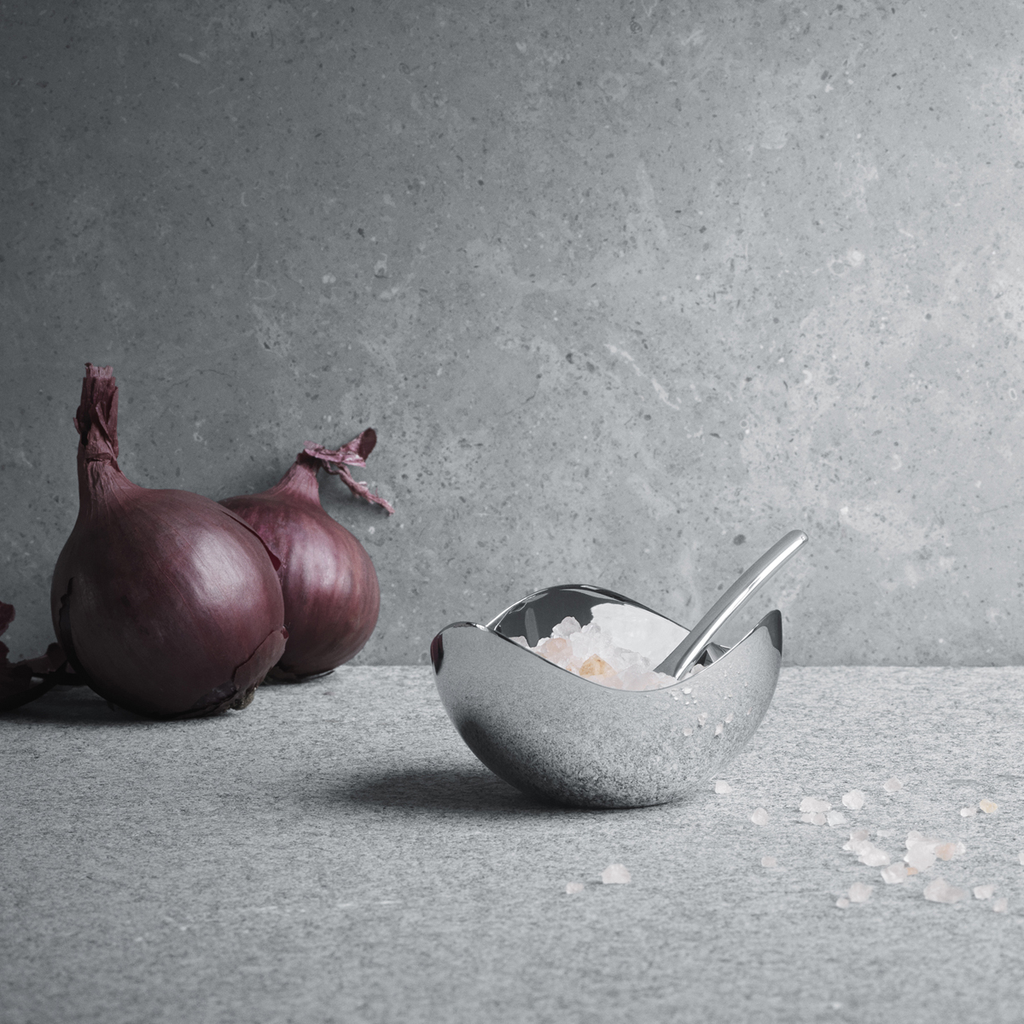 Bloom Salt Cellar & Spoon från Vålamagasinet Övriga inredningsdetaljer, Georg Jensen, Image-2
