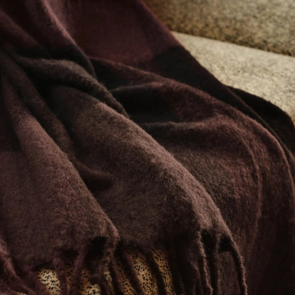 Blur Mohair Blanket