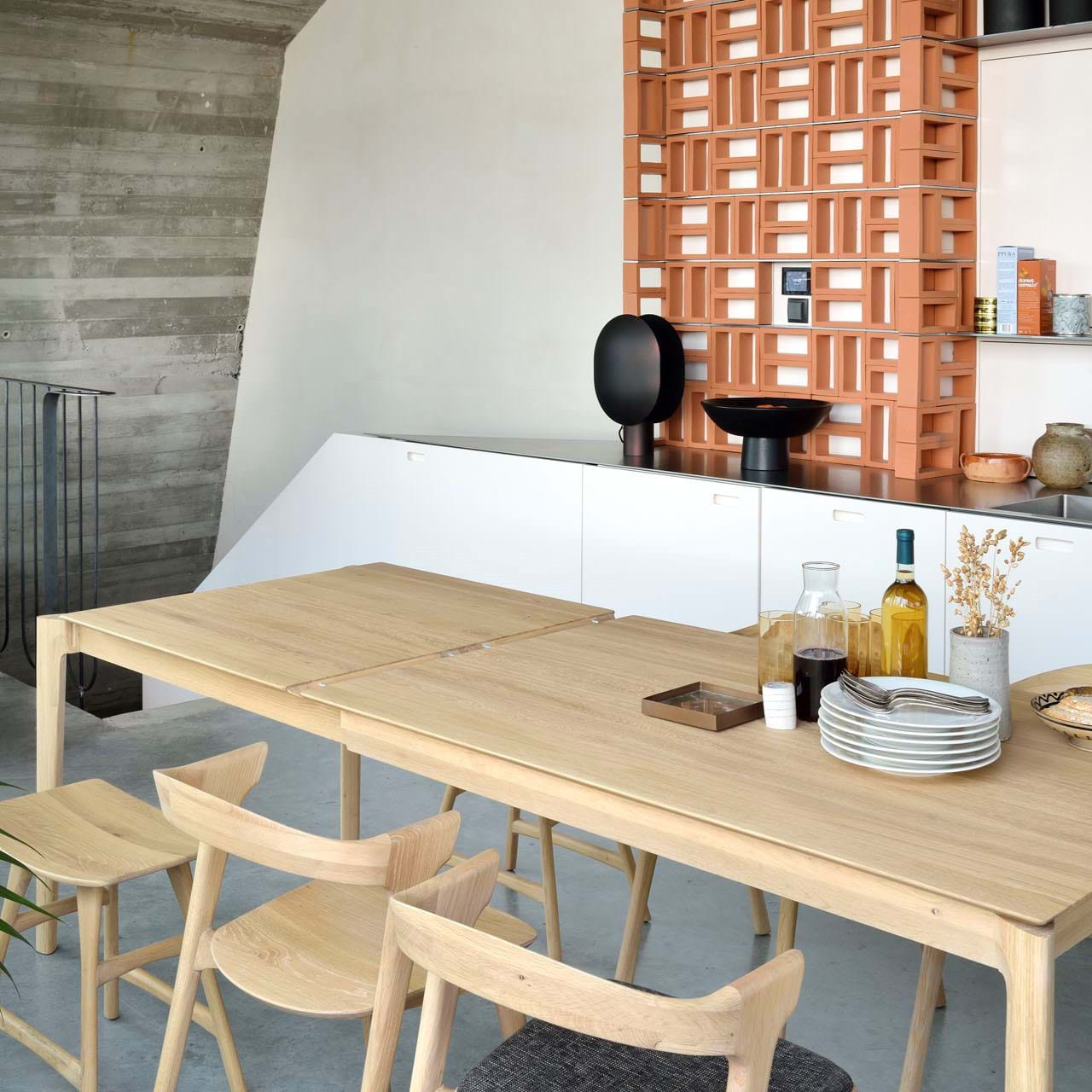 Bok Extendable Dining Table från Vålamagasinet Matbord, Ethnicraft, Image-3