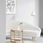 Bølling Tray Table 50 cm Oak Untreated från Vålamagasinet Serveringsvagnar och rullbord, Brdr. Krüger, Image-5