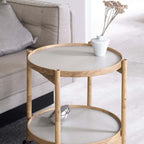 Bølling Tray Table 50 cm Oak Untreated från Vålamagasinet Serveringsvagnar och rullbord, Brdr. Krüger, Image-5