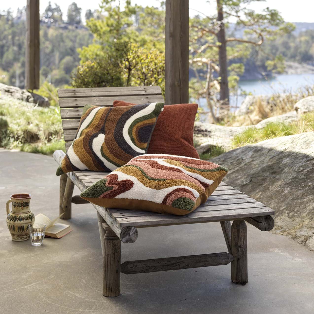 Bouclé Sagar Cushion Cover 50x50 cm från Vålamagasinet Prydnadskuddar, Chhatwal & Jonsson, Image-2