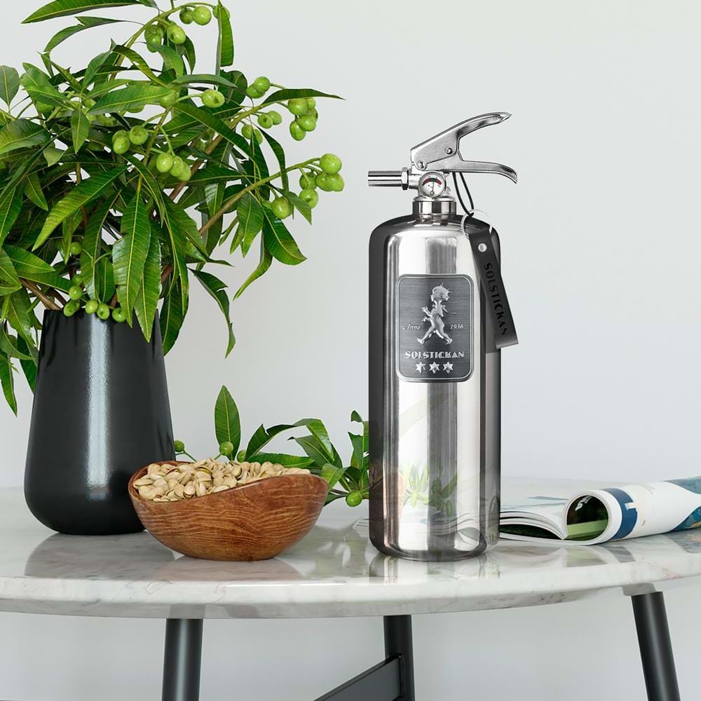 Solstickan Brandsläckare 2 kg Design Edition Steel från Vålamagasinet Övriga inredningsdetaljer, Solstickan, Image-3