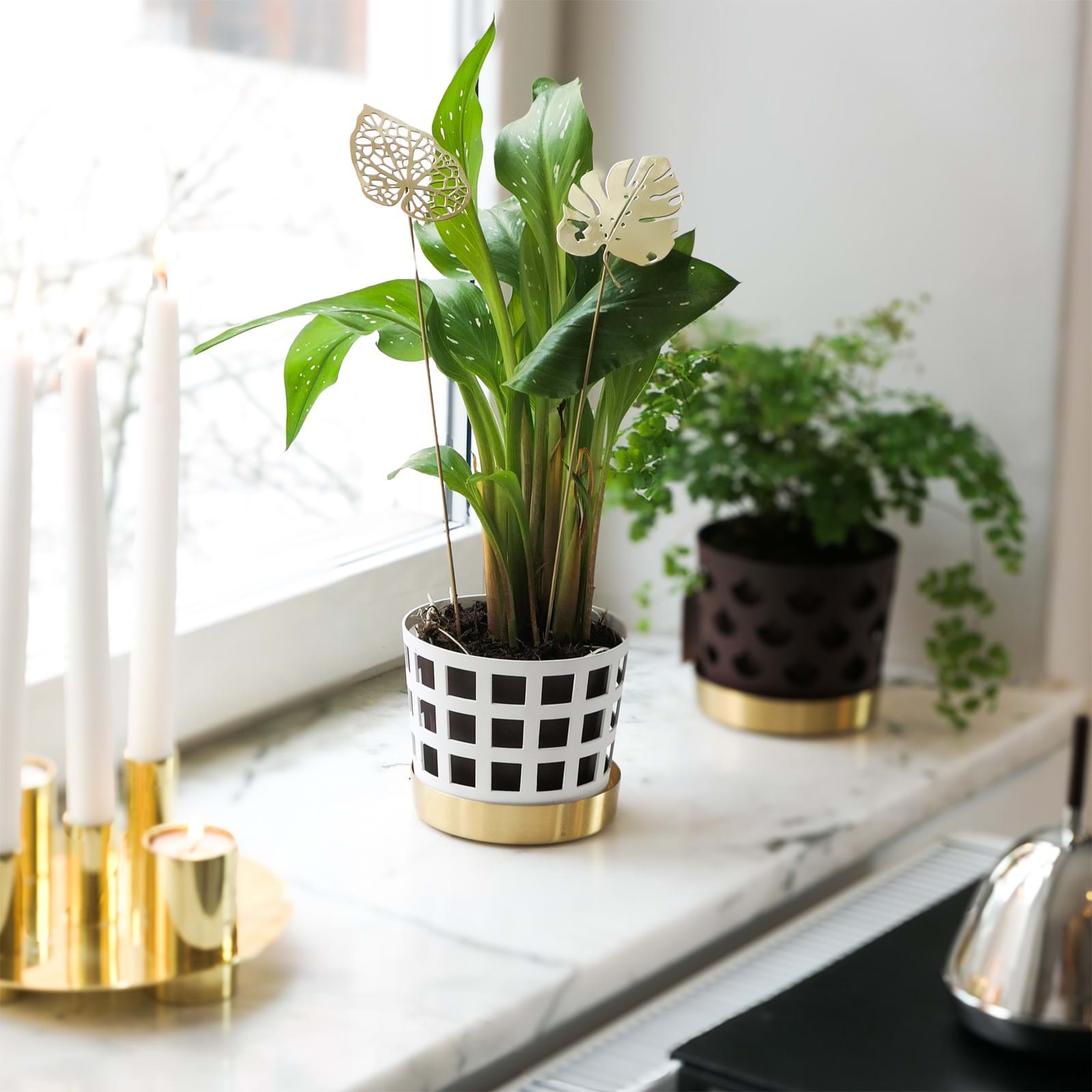 Brass Leave 2-Pack från Vålamagasinet Övriga inredningsdetaljer, Klong, Image-2