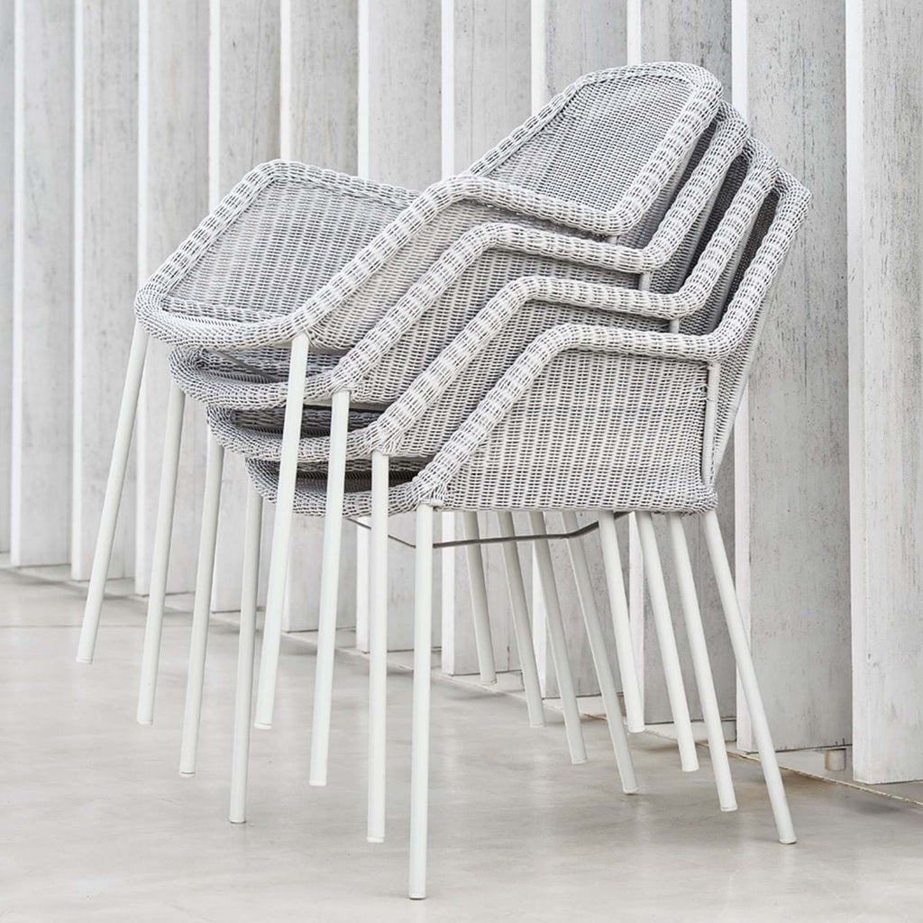 Breeze Stol Stapelbar 4 Ben från Vålamagasinet Stolar utemöbler, Cane-line, Image-5