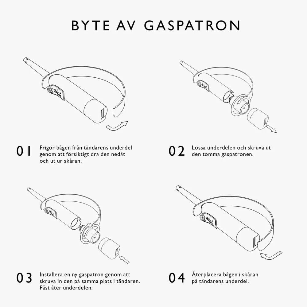 Gaspatroner 3-Pack från Vålamagasinet Övriga inredningsdetaljer, Solstickan, Image-3