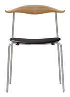 CH88P Stol Rostfritt Stål från Vålamagasinet Matstolar, Carl Hansen & Son, Image-1
