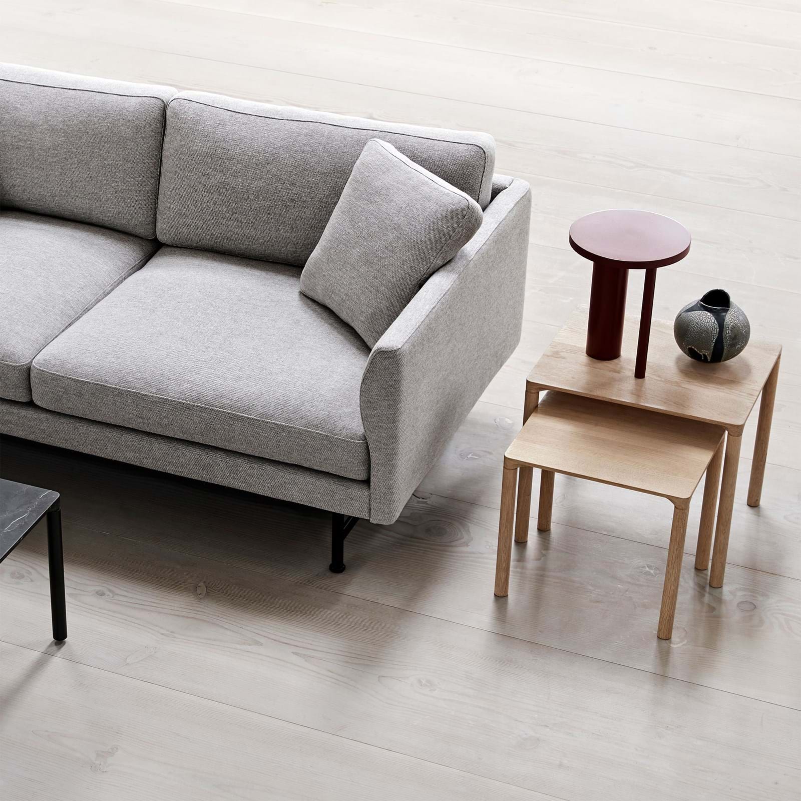 Calmo 2-Seater 95 Metal Base från Vålamagasinet Soffor, Fredericia, Image-4