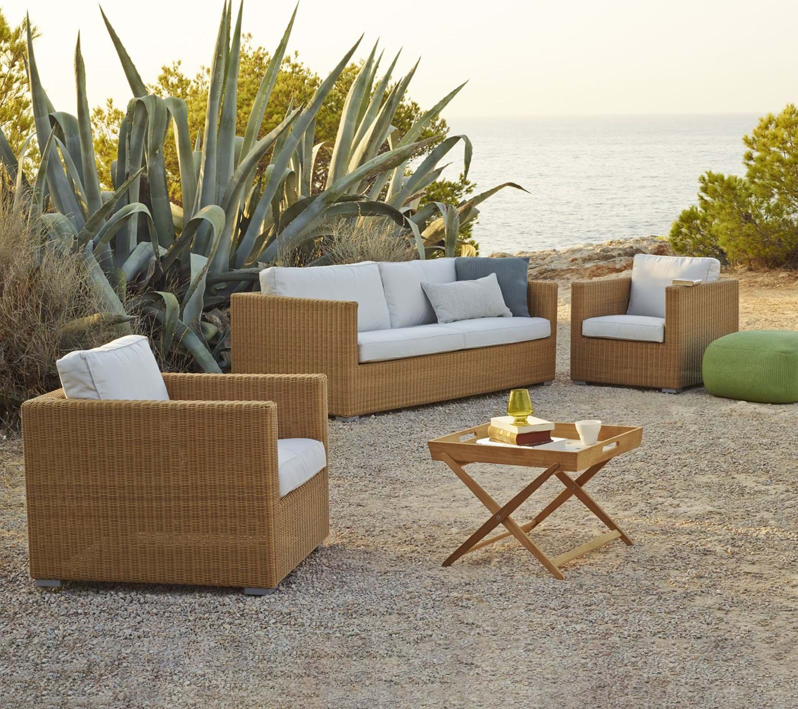 Chester Soffa 3-Sits Inkl. QuickDry Dyna från Vålamagasinet Soffor och fåtöljer utemöbler, Cane-line, Image-2