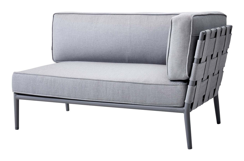 Conic 2-Sits Soffa Vänster från Vålamagasinet Soffor och fåtöljer utemöbler, Cane-line, Image-1