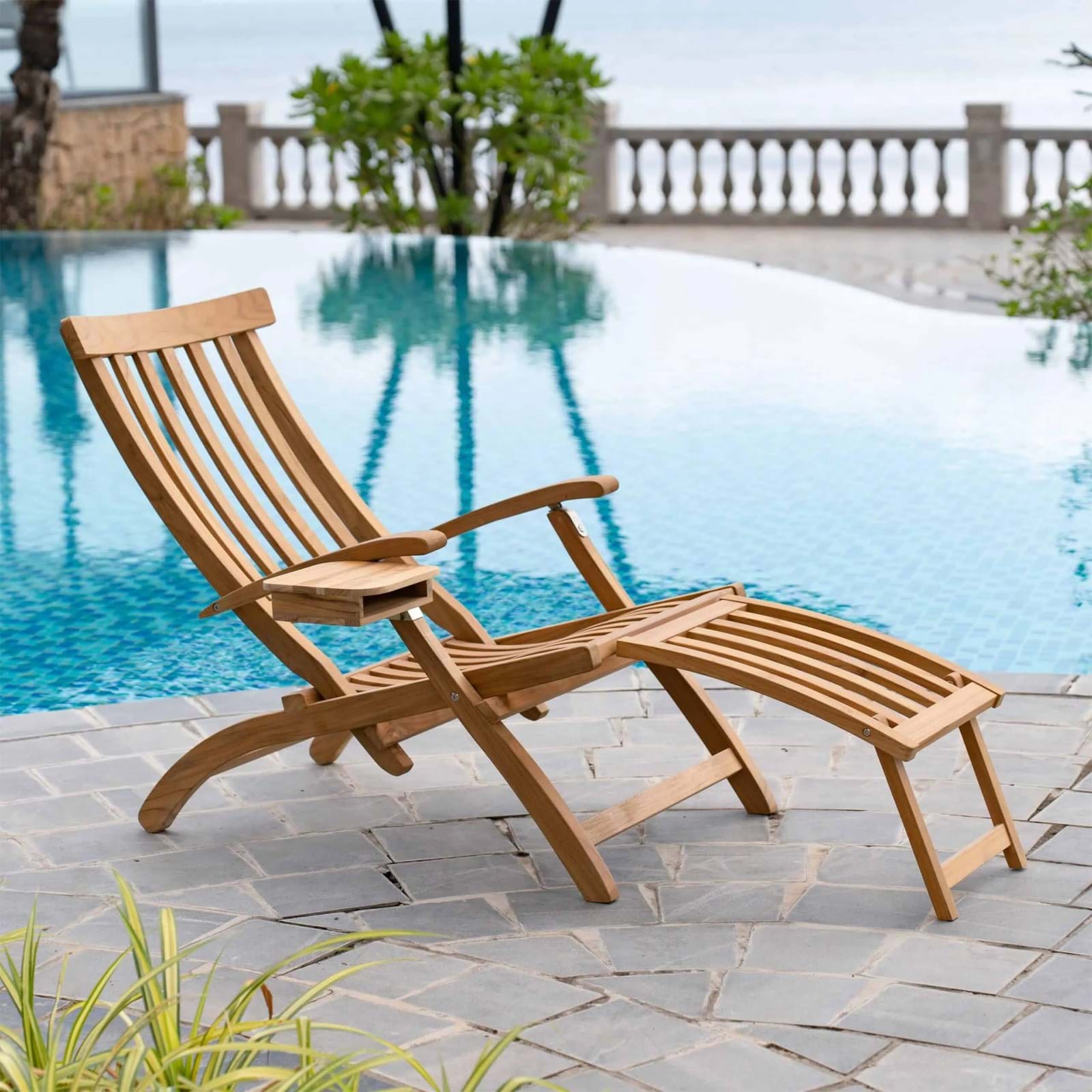 Lobby Däckstol Inkl. bricka och regnskydd från Vålamagasinet Solstolar utemöbler, Stockamöllan, Image-5