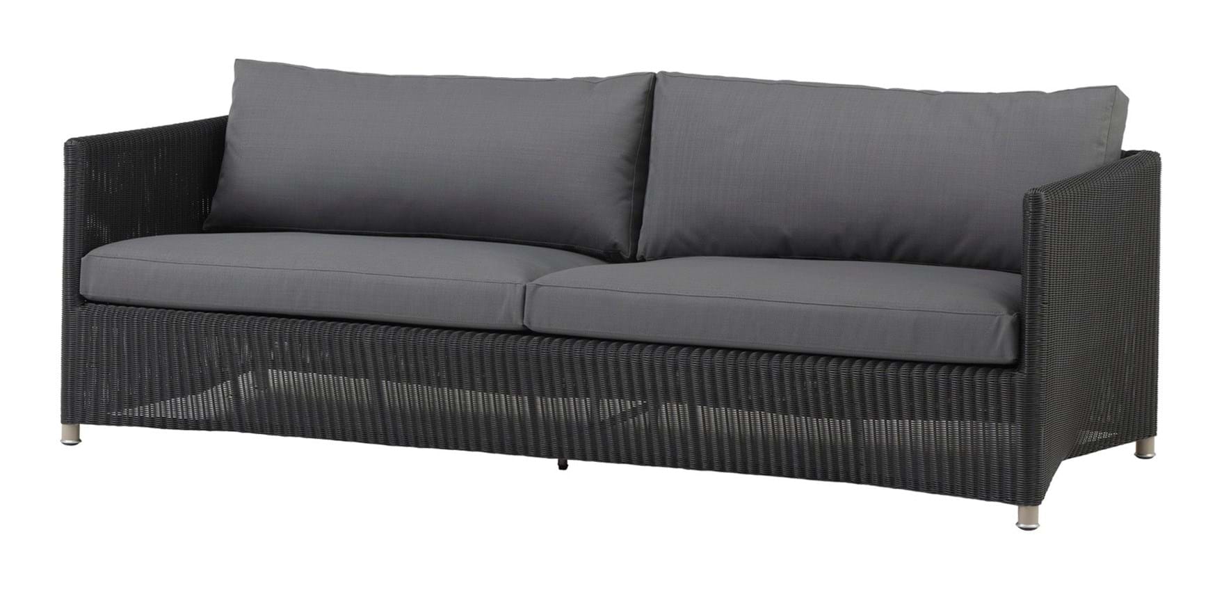 Diamond 3-Sits Soffa från Vålamagasinet Soffor och fåtöljer utemöbler, Cane-line, Image-1