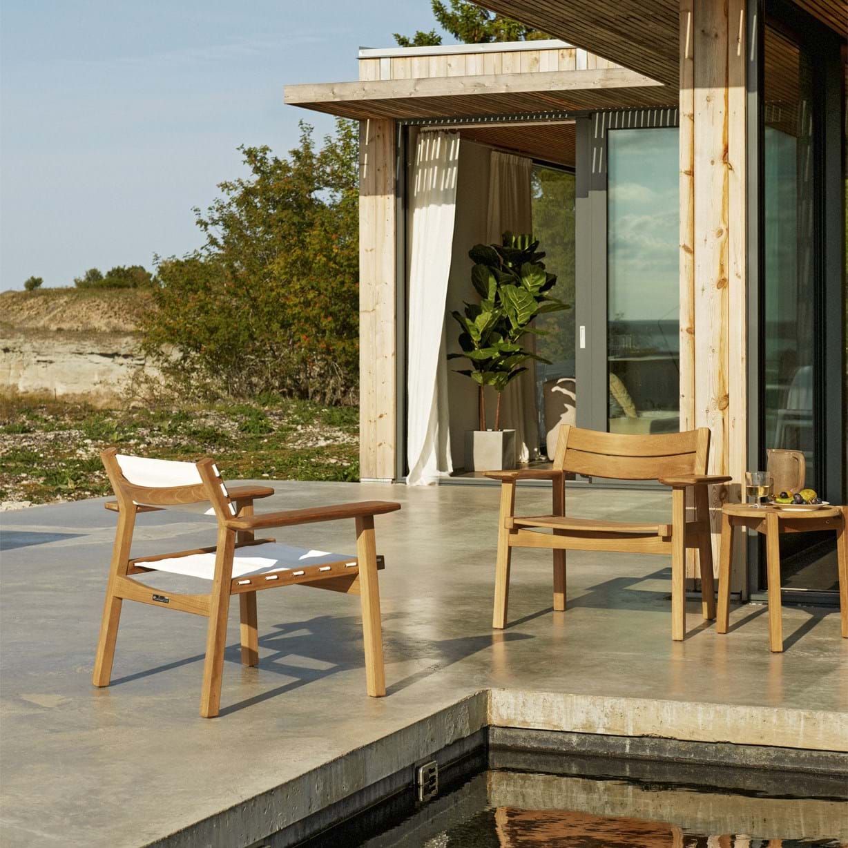 Djurö Loungestol - Teak från Vålamagasinet Soffor och fåtöljer utemöbler, Skargaarden, Image-5