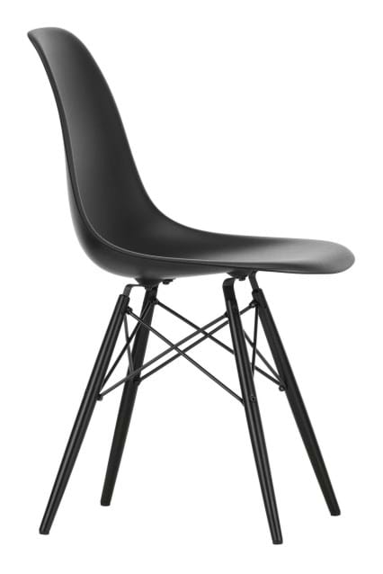 Eames Plastic Side Chair RE DSW - Black Maple från Vålamagasinet Matstolar, Vitra, Image-1