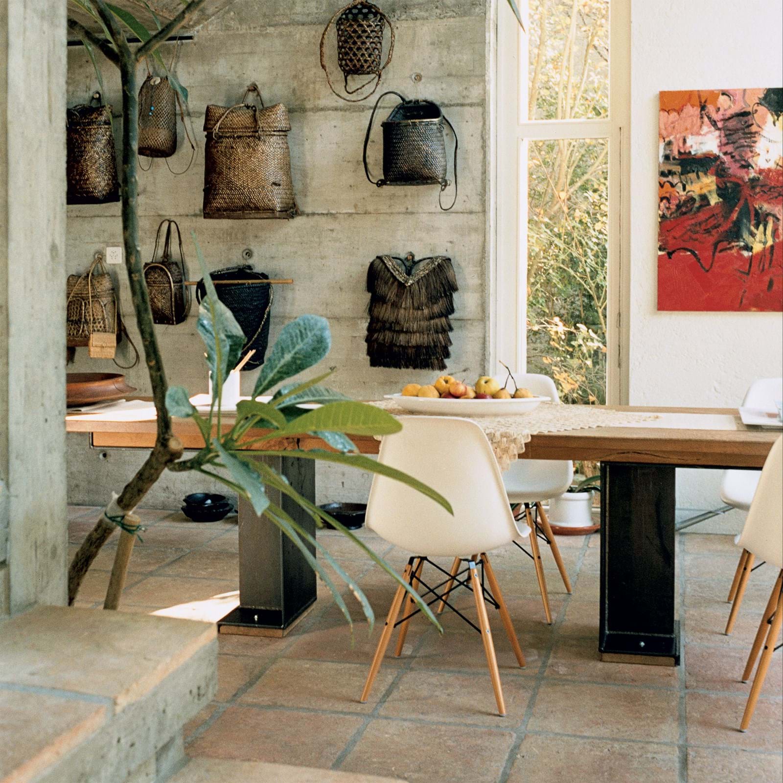 Eames Plastic Side Chair RE DSW - Golden Maple från Vålamagasinet Matstolar, Vitra, Image-3