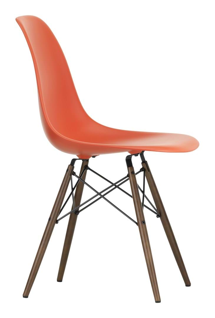 Eames Plastic Side Chair RE DSW - Dark Maple från Vålamagasinet Matstolar, Vitra, Image-1