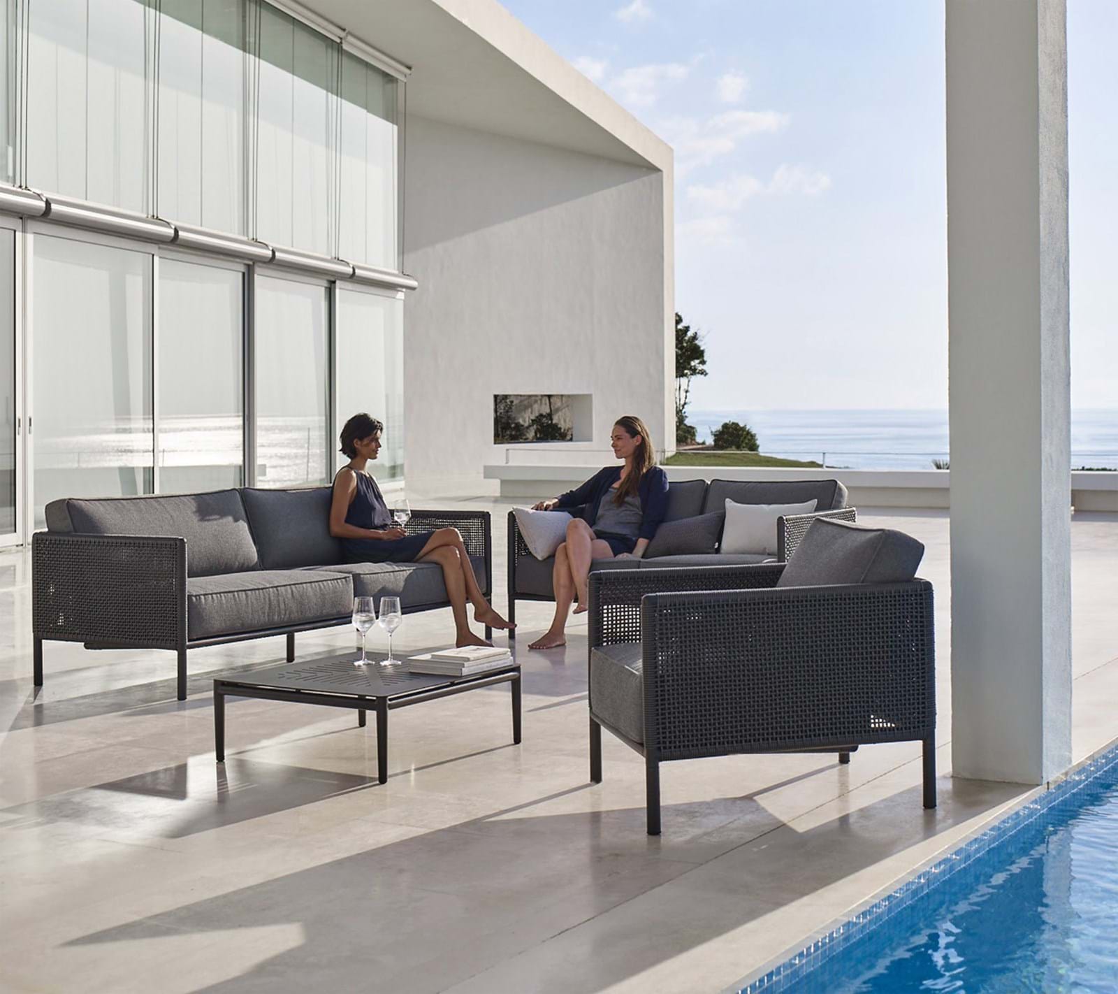 Encore 2-Sits Soffa från Vålamagasinet Soffor och fåtöljer utemöbler, Cane-line, Image-2