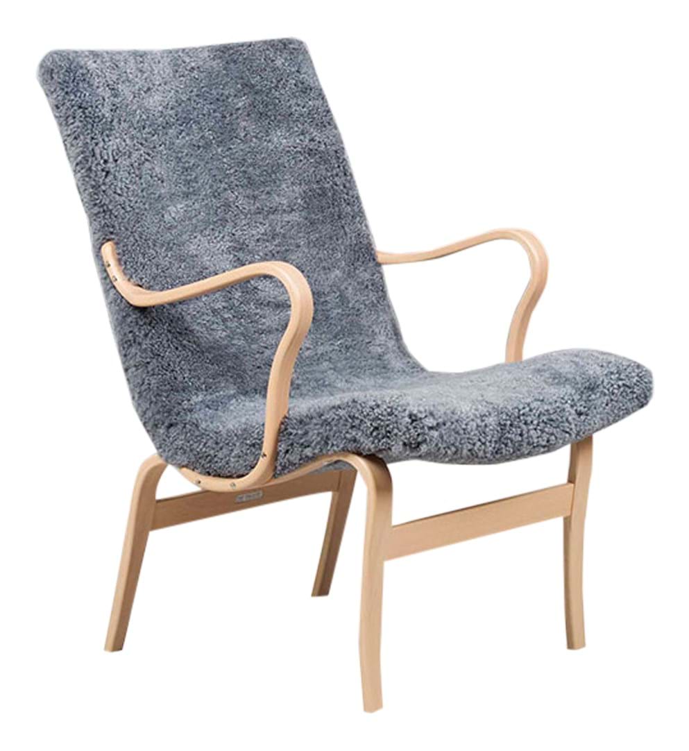 Mi 472 Eva Låg Med Armstöd från Vålamagasinet Fåtöljer, Bruno Mathsson, Image-1