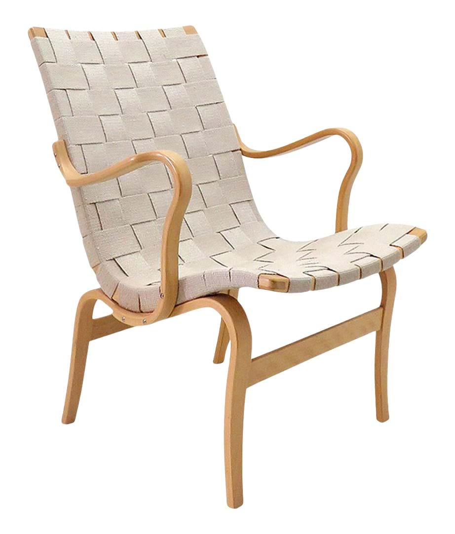 Mi 472 Eva Låg Med Armstöd från Vålamagasinet Fåtöljer, Bruno Mathsson, Image-1