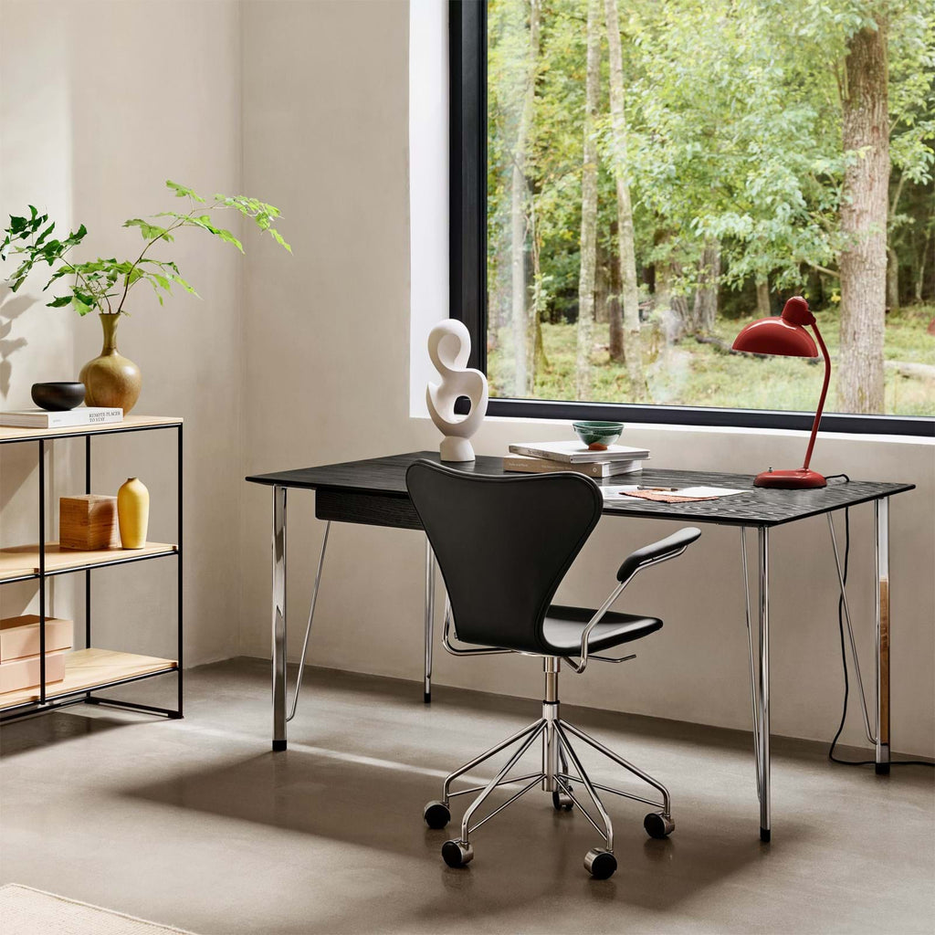 Sjuan 3217 Kontorsstol Helklädd från Vålamagasinet Skrivbordsstolar, Fritz Hansen, Image-4