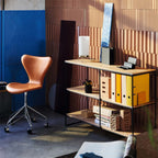 Sjuan 3117 Kontorsstol Helklädd från Vålamagasinet Skrivbordsstolar, Fritz Hansen, Image-2