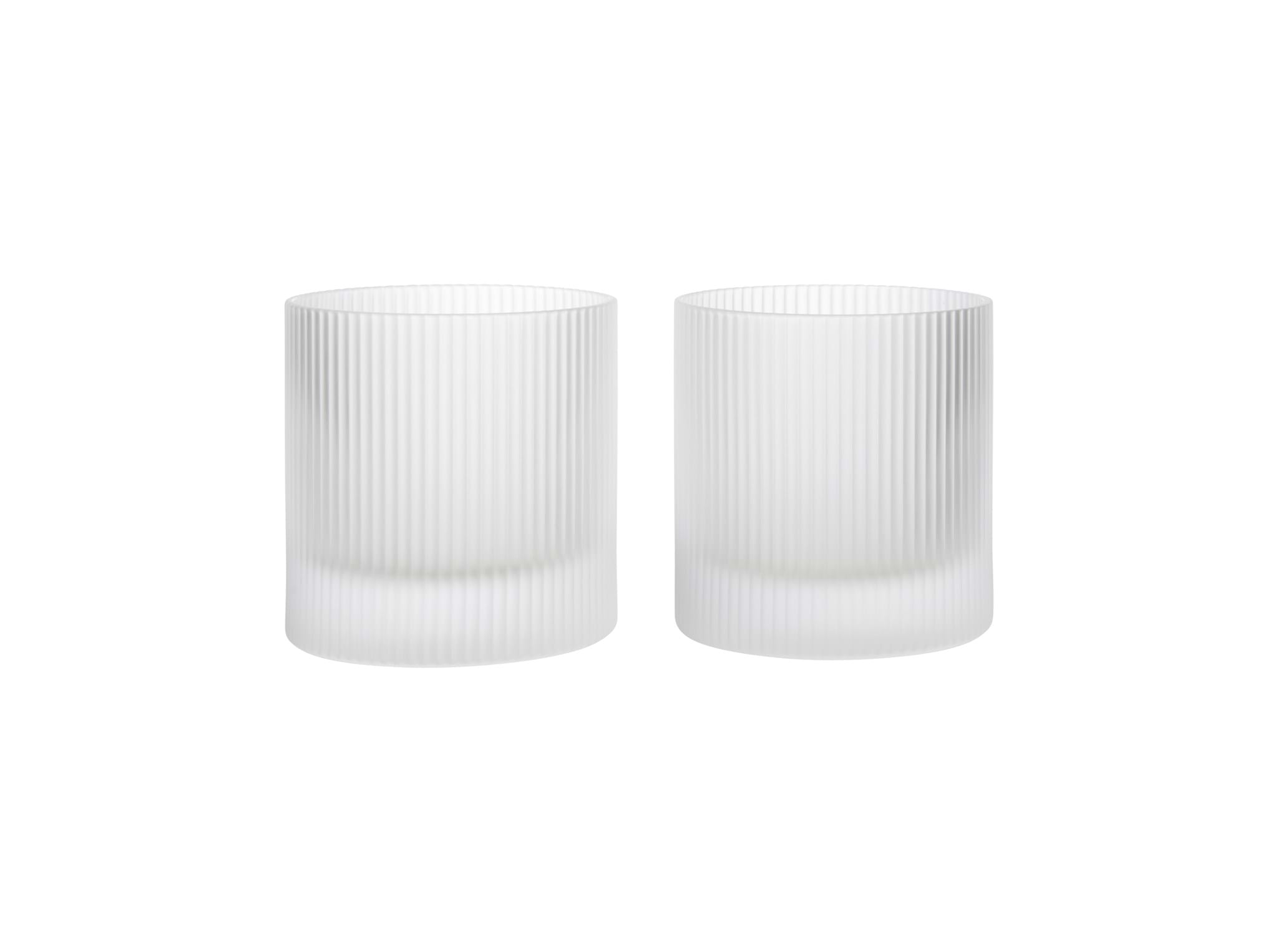 Ripple Tumbler Glasses Set Of 2 från Vålamagasinet Tallrikar och glas, Ferm Living, Image-1