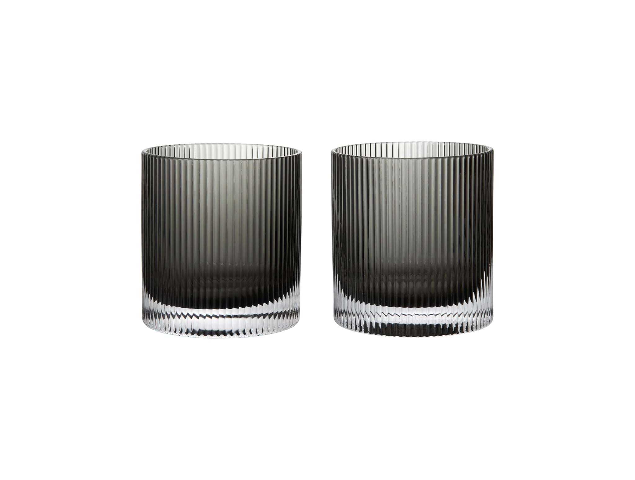 Ripple Tumbler Glasses Set Of 2 från Vålamagasinet Tallrikar och glas, Ferm Living, Image-1