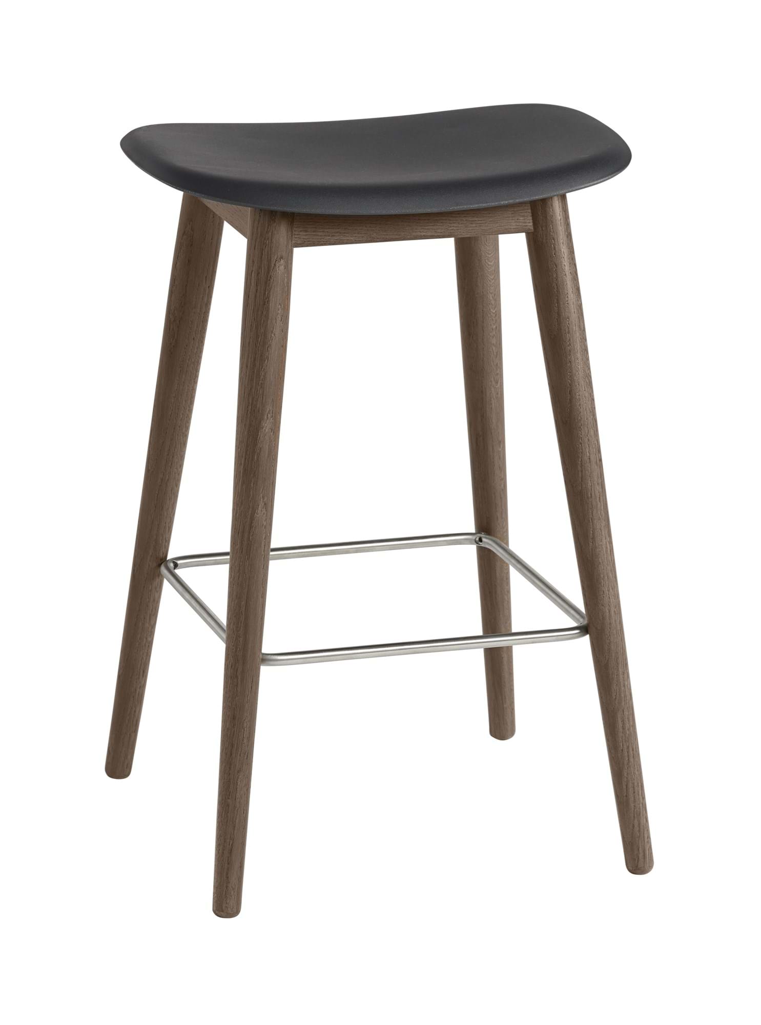 Fiber Counter Stool Wood Base 65 cm från Vålamagasinet Barstolar, Muuto, Image-1