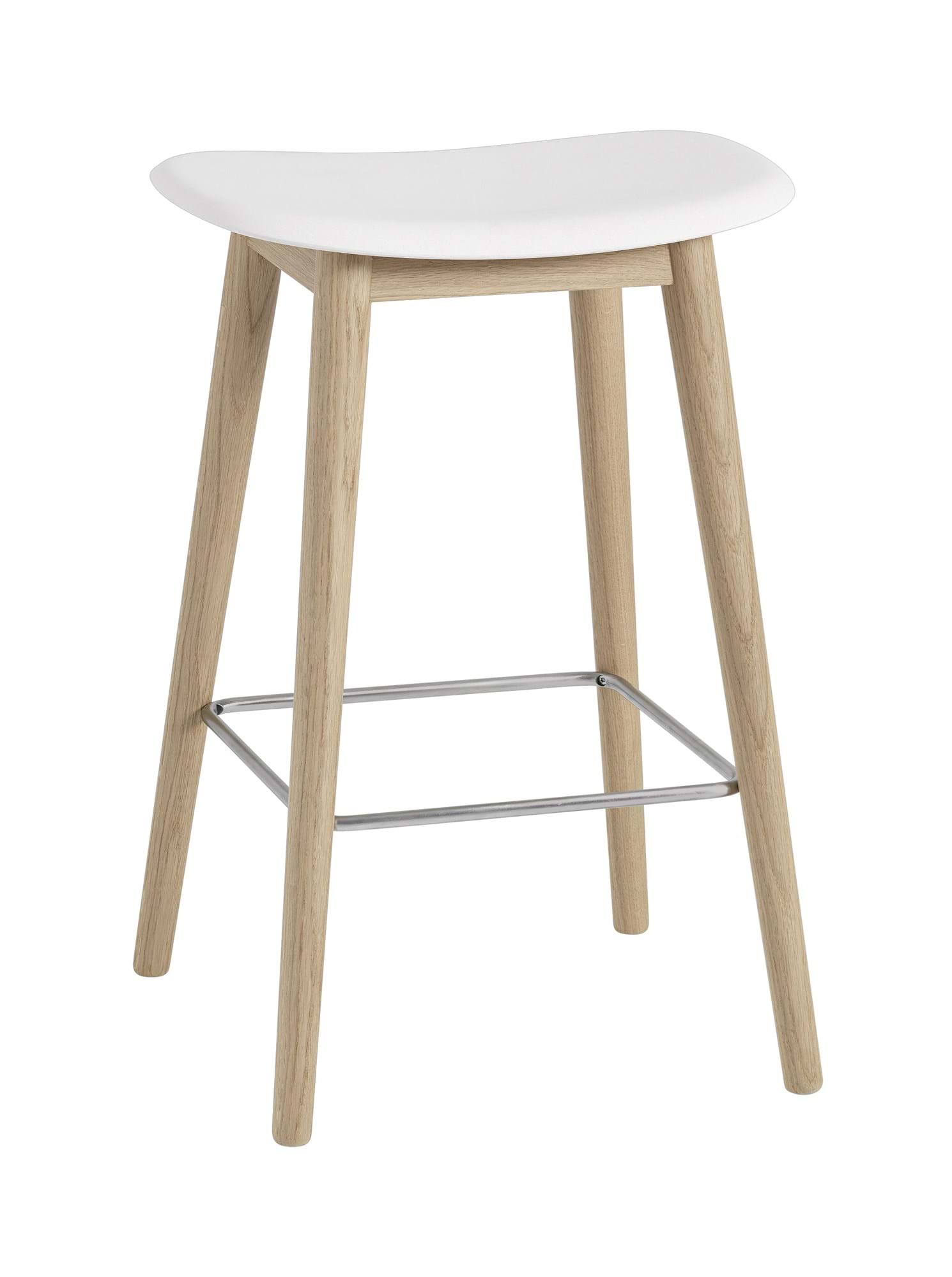 Fiber Counter Stool Wood Base 65 cm från Vålamagasinet Barstolar, Muuto, Image-1