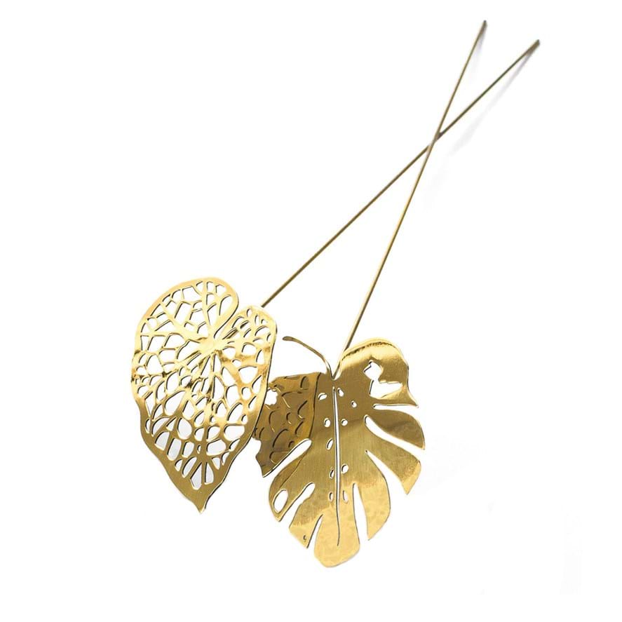 Brass Leave 2-Pack från Vålamagasinet Övriga inredningsdetaljer, Klong, Image-1