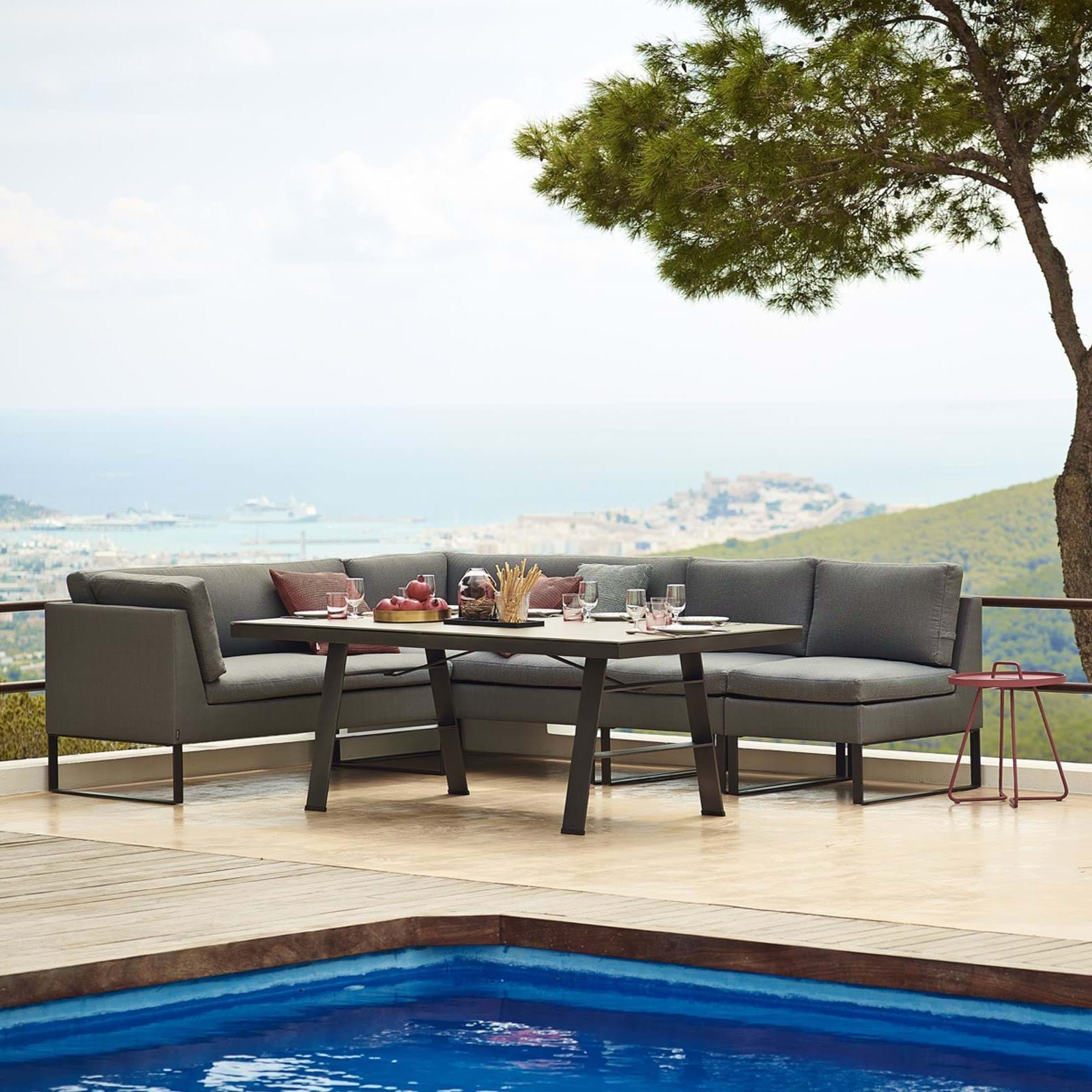 Flex 2-Sits Soffa Vänster från Vålamagasinet Soffor och fåtöljer utemöbler, Cane-line, Image-3