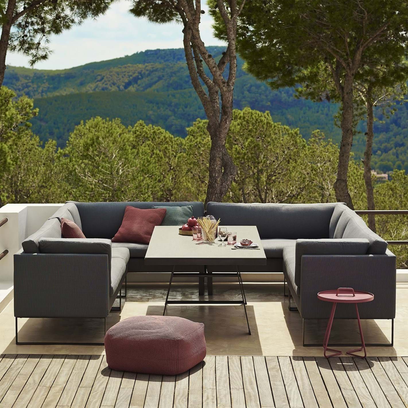 Flex 2-Sits Soffa Vänster från Vålamagasinet Soffor och fåtöljer utemöbler, Cane-line, Image-4