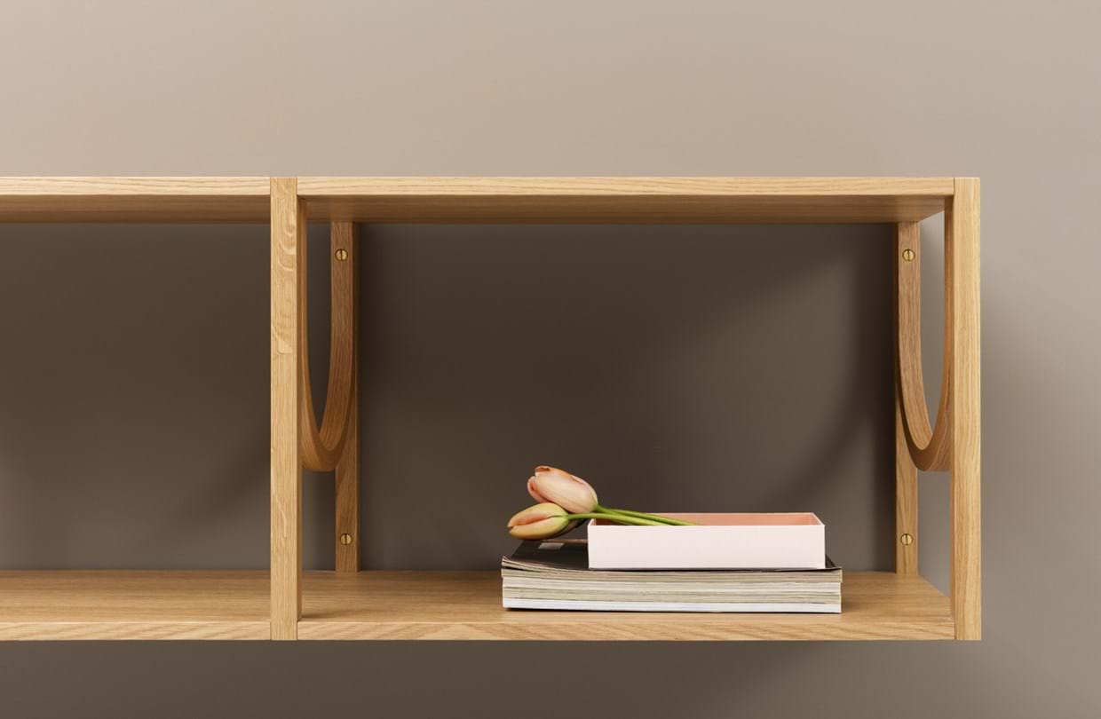 Arch Hylla Low från Vålamagasinet Hyllor, Fogia, Image-3