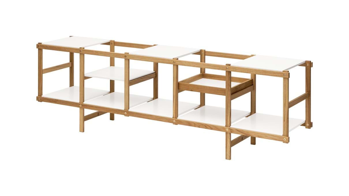 Frame Low från Vålamagasinet Hyllor, Design House Stockholm, Image-1