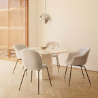 Bat Dining Chair Fully Upholstered Black Matt från Vålamagasinet Matstolar, Gubi, Image-2