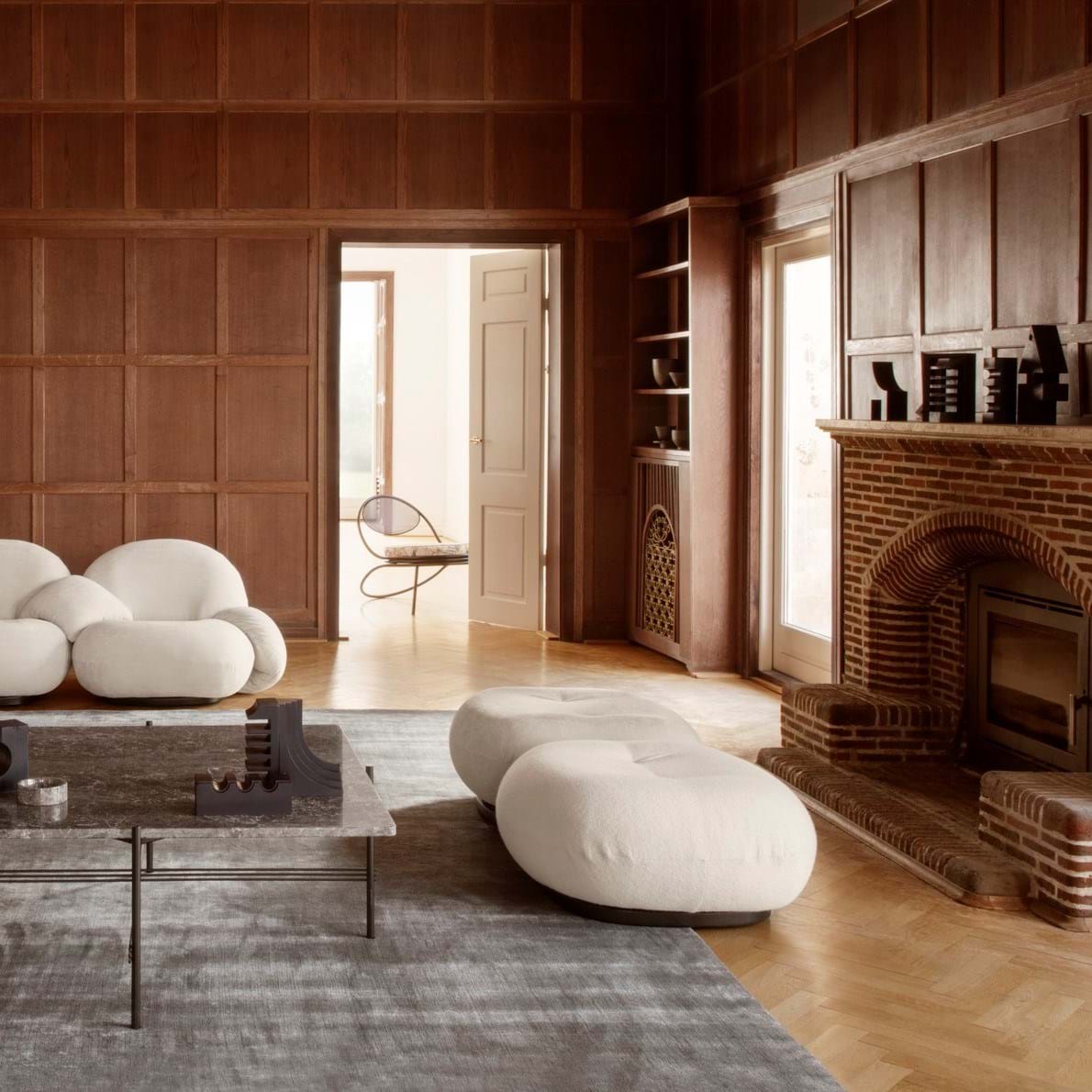 Pacha Ottoman Fixed Base från Vålamagasinet Fotpallar, Gubi, Image-2