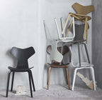 Grand Prix 4130 Stol Träfanér från Vålamagasinet Matstolar, Fritz Hansen, Image-2