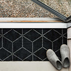 Hagl Doormat Black från Vålamagasinet Dörrmattor, Heymat, Image-2