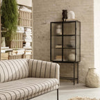 Haze Vitrine Reeded Glass från Vålamagasinet Skåp och vitrinskåp, Ferm Living, Image-2