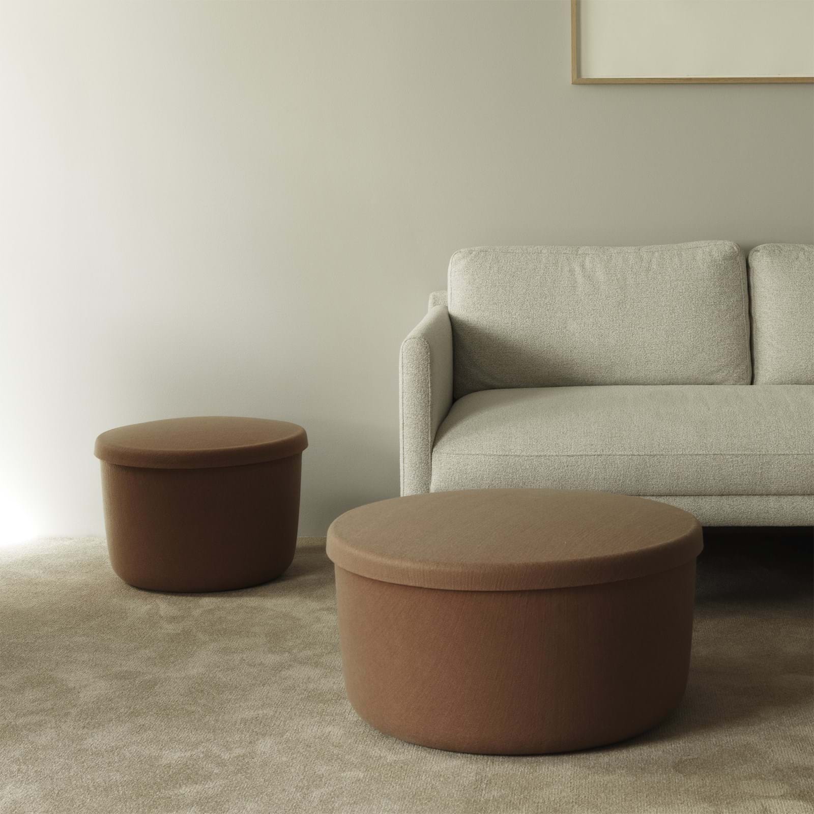 Hide Storage Pouf Large från Vålamagasinet Pallar och bänkar, Normann Copenhagen, Image-2