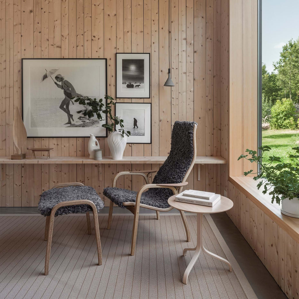Lamino Fåtölj + Pall  Ek Oljad från Vålamagasinet Fåtöljer, Swedese, Image-3
