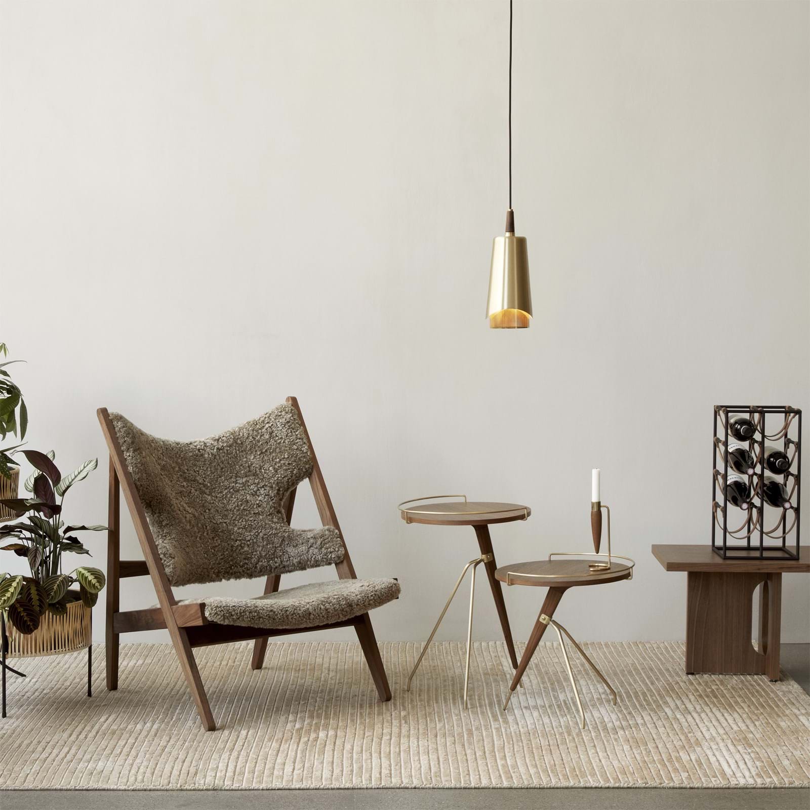 Knitting Lounge Chair Sheepskin från Vålamagasinet Fåtöljer, Audo Copenhagen, Image-4