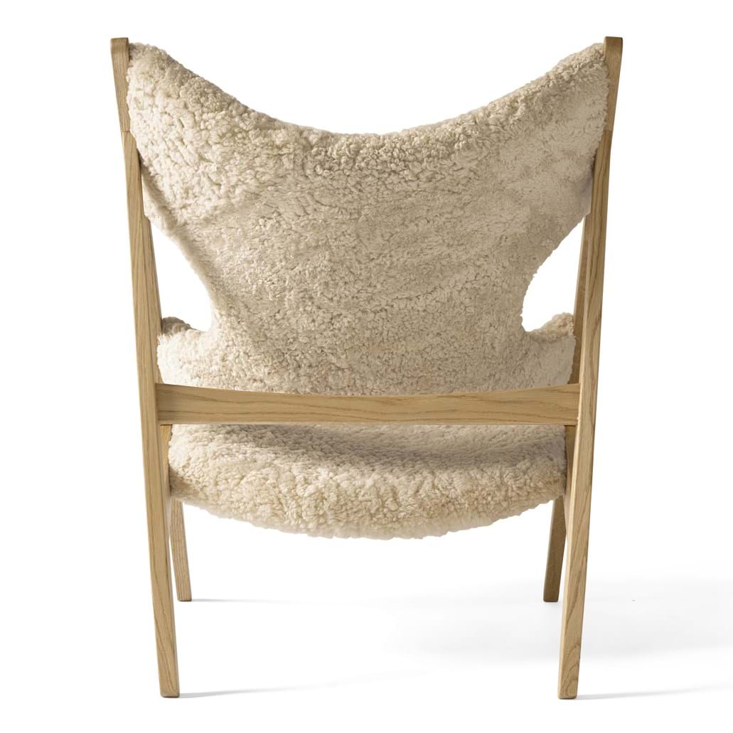 Knitting Lounge Chair Sheepskin från Vålamagasinet Fåtöljer, Audo Copenhagen, Image-2