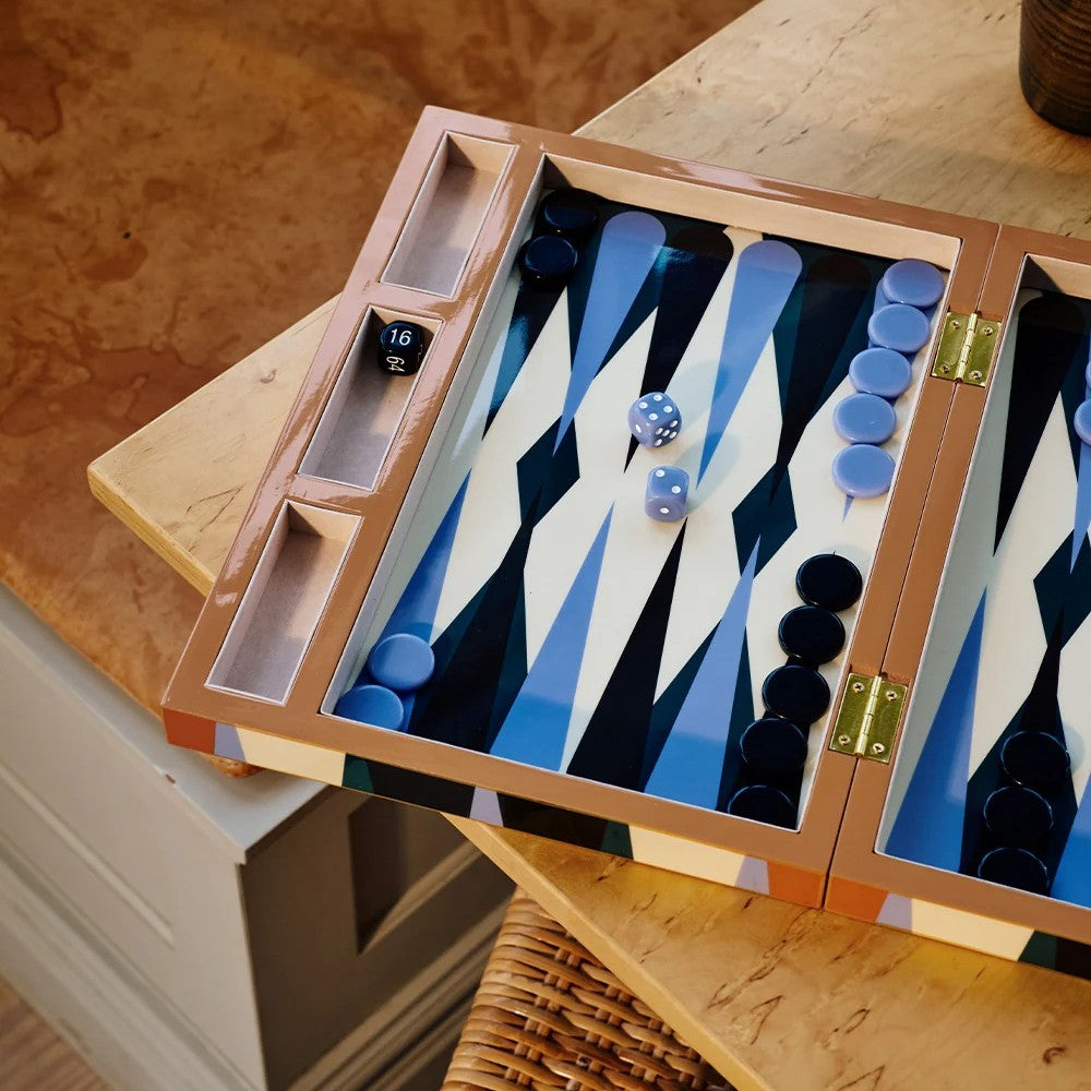 Lacquered Backgammon