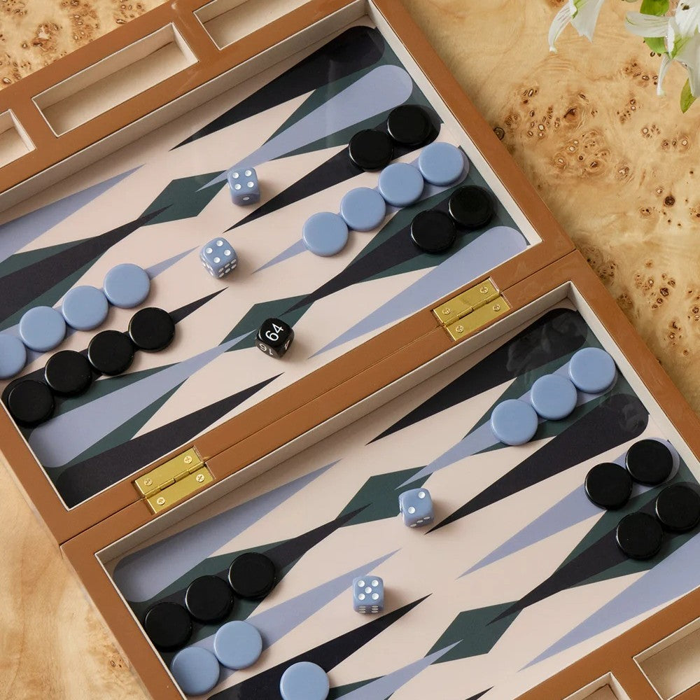 Lacquered Backgammon